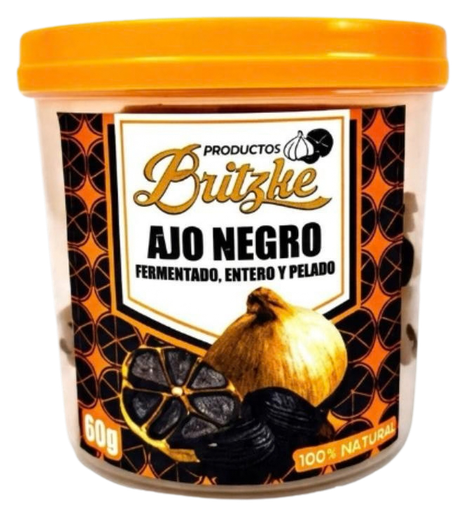 Ajo Negro Fermentado y Pelado Britzke, 60 g