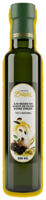 Aceite de Oliva con Ajo Negro Britzke, 250 ml
